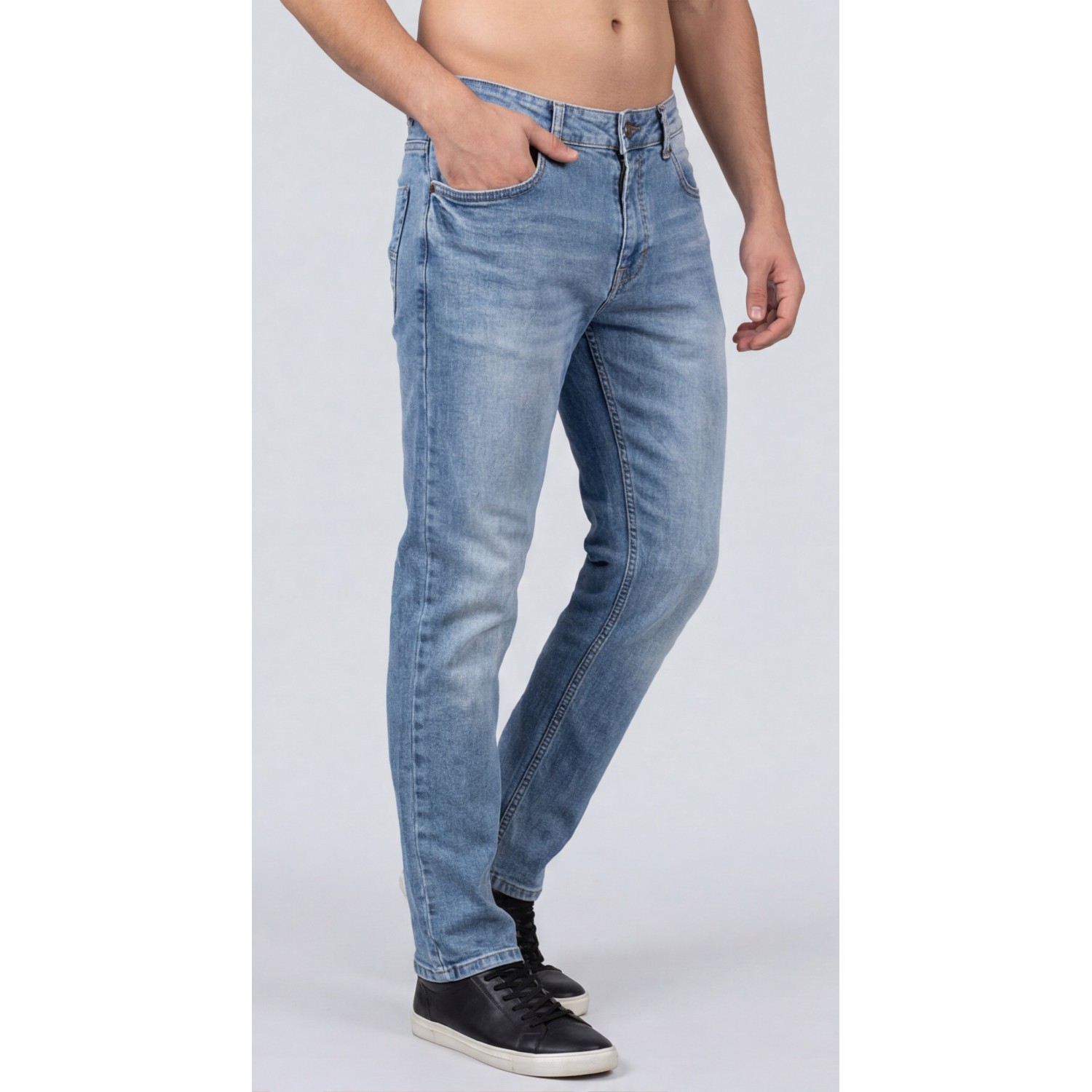 Life Style Butiken Ανδρικό Jean παντελόνι LS1610 Μπλε