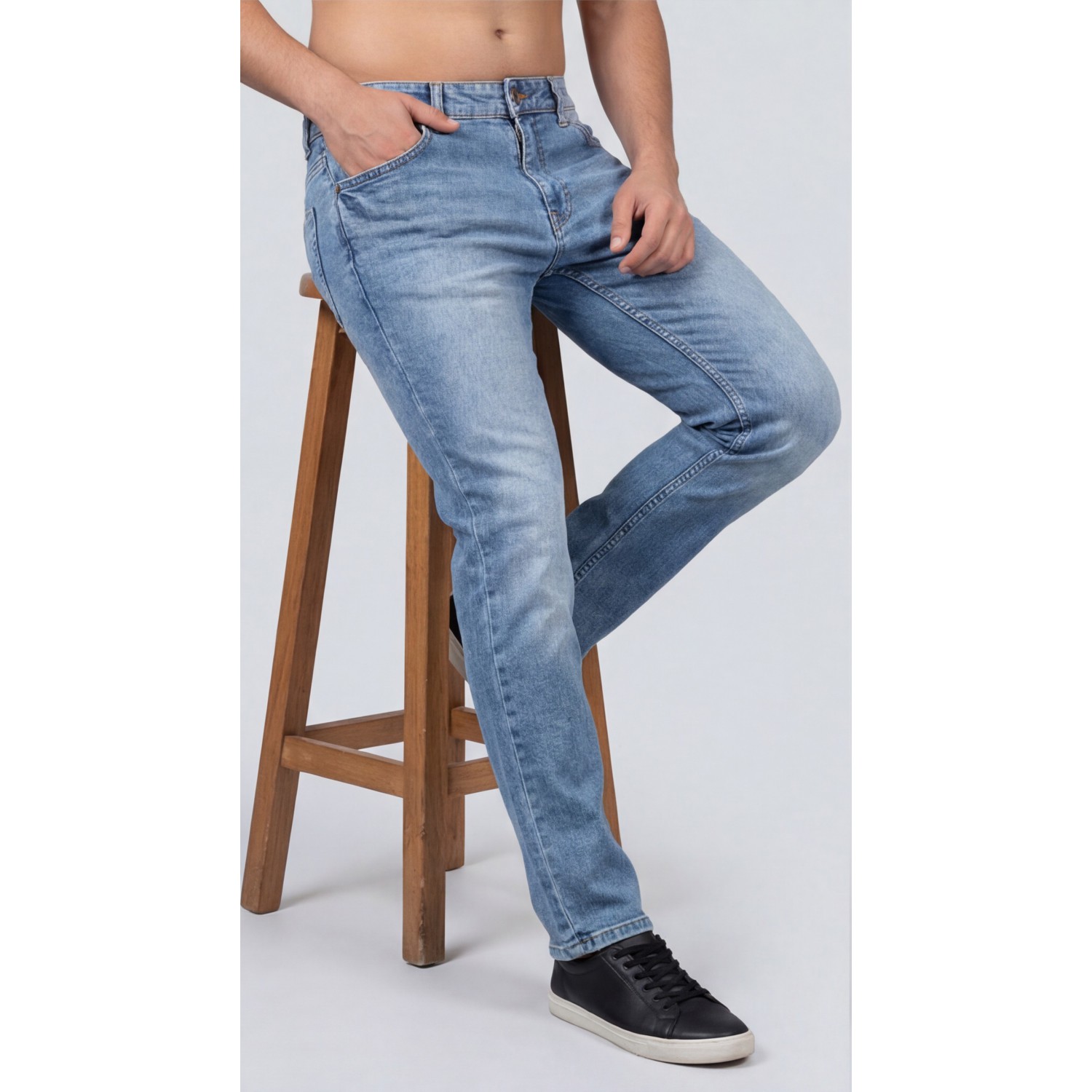 Life Style Butiken Ανδρικό Jean παντελόνι LS1610 Μπλε