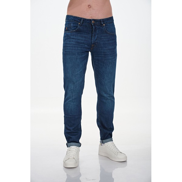 Life Style Butiken Ανδρικό Παντελόνι Jean LS1225.MD701.227.02 Σκούρο Μπλέ 