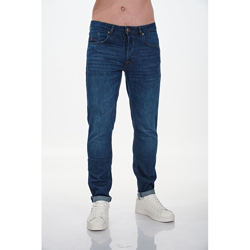 Life Style Butiken Ανδρικό Παντελόνι Jean LS1225.MD701.227.02 Σκούρο Μπλέ