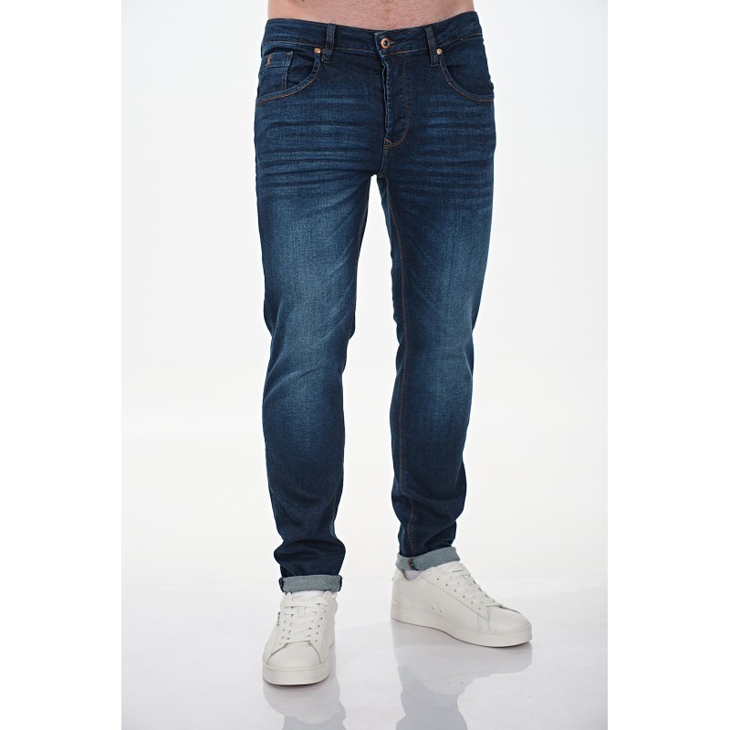 Life Style Butiken Ανδρικό Παντελόνι Jean LS1225.MD702.228.02 Σκούρο Μπλέ Ανδρικά