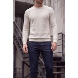 Life Style Butiken Ανδρικό Παντελόνι Jean Slim Fit Ελαστικό LS12057 DARK BLUE 5