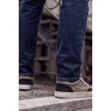 Life Style Butiken Ανδρικό Παντελόνι Jean Slim Fit Ελαστικό LS1915 DARK BLUE 4