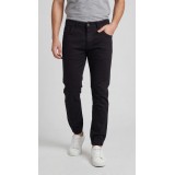 Life Style Butiken Ανδρικό Παντελόνι Jean με Λάστιχο στον Αστράγαλο LS1825 Black 3