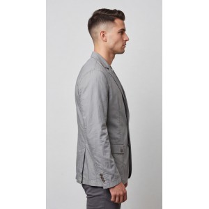 Life Style Butiken Ανδρικό Βαμβακερό Σακάκι LS11002 GREY Ανδρικά