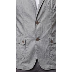 Life Style Butiken Ανδρικό Βαμβακερό Σακάκι LS11002 GREY Ανδρικά