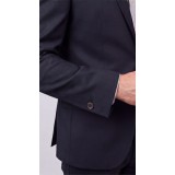 Life Style Butiken Ανδρικό Βαμβακερό Σακάκι LS11002 BLUE BLACK 4