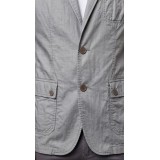 Life Style Butiken Ανδρικό Βαμβακερό Σακάκι LS11002 GREY 4