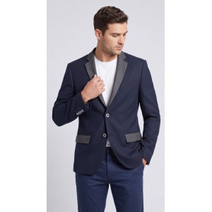 Life Style Butiken Ανδρικό Βαμβακερό Σακάκι LS11009 NAVY Ανδρικά