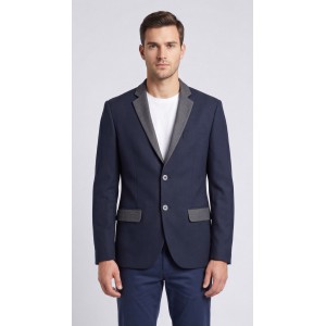 Life Style Butiken Ανδρικό Βαμβακερό Σακάκι LS11009 NAVY Ανδρικά