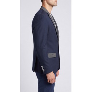 Life Style Butiken Ανδρικό Βαμβακερό Σακάκι LS11009 NAVY Ανδρικά
