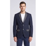 Life Style Butiken Ανδρικό Βαμβακερό Σακάκι LS11009 NAVY 2