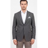 Life Style Butiken Ανδρικό Μάλλινο Σακάκι LS11094 GREY 3