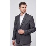 Life Style Butiken Ανδρικό Βαμβακερό Σακάκι LS11300 GREY 1