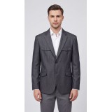 Life Style Butiken Ανδρικό Βαμβακερό Σακάκι LS11300 GREY 2