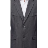 Life Style Butiken Ανδρικό Βαμβακερό Σακάκι LS11300 GREY 4