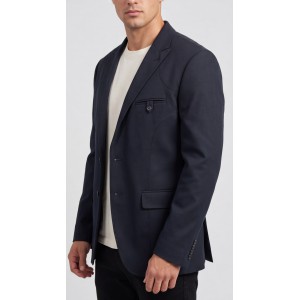Life Style Butiken Ανδρικό Βαμβακερό Σακάκι LS11429 BLUE BLACK Ανδρικά