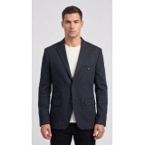 Life Style Butiken Ανδρικό Βαμβακερό Σακάκι LS11429 BLUE BLACK 1