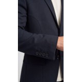Life Style Butiken Ανδρικό Βαμβακερό Σακάκι LS11429 BLUE BLACK 4