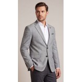 Life Style Butiken Ανδρικό Λινό Σακάκι LS11430 GREY 1