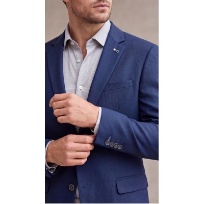 Life Style Butiken Ανδρικό Βαμβακερό Σακάκι LS11546 ROYAL
