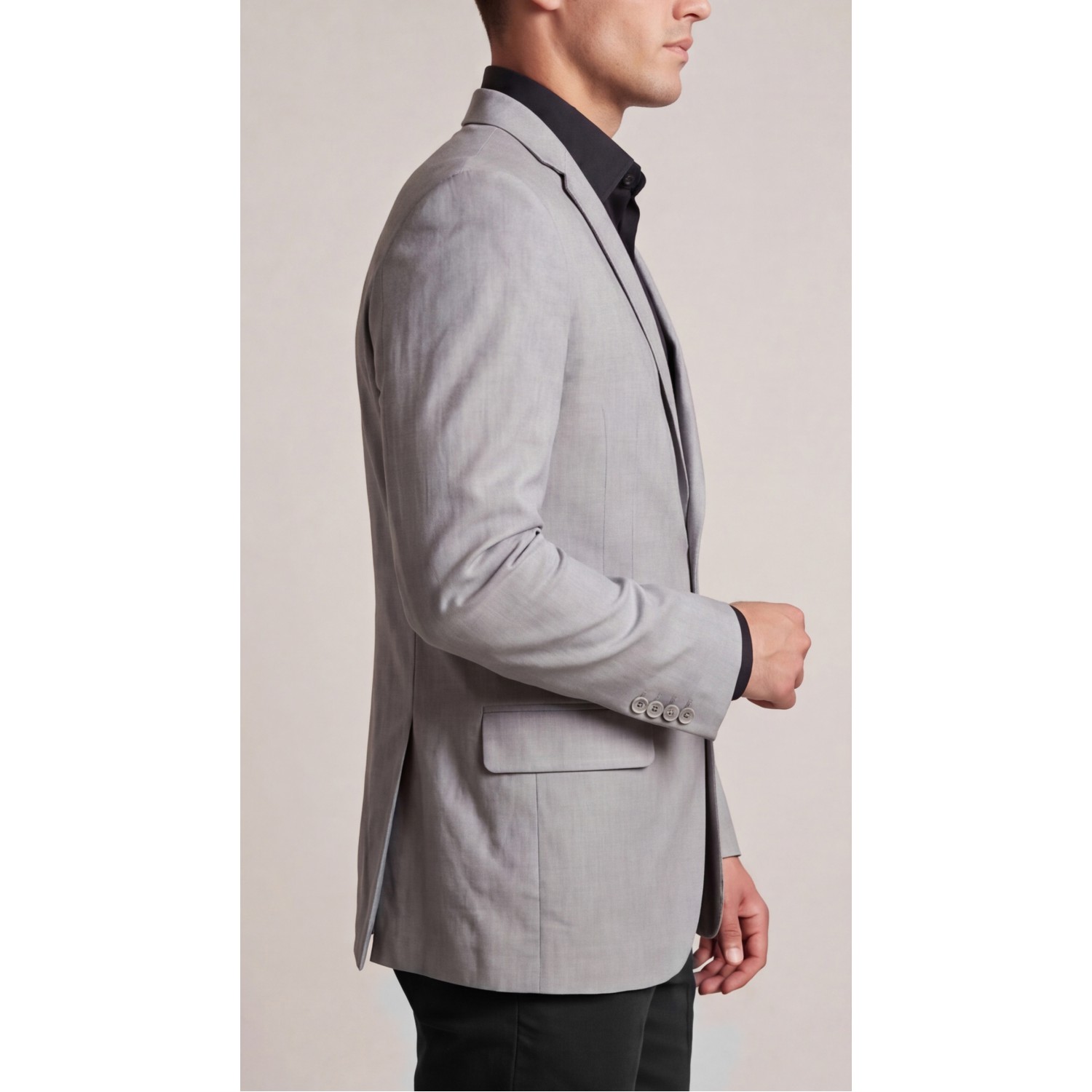 Life Style Butiken Ανδρικό Βαμβακερό Σακάκι LS11600 GREY Ανδρικά