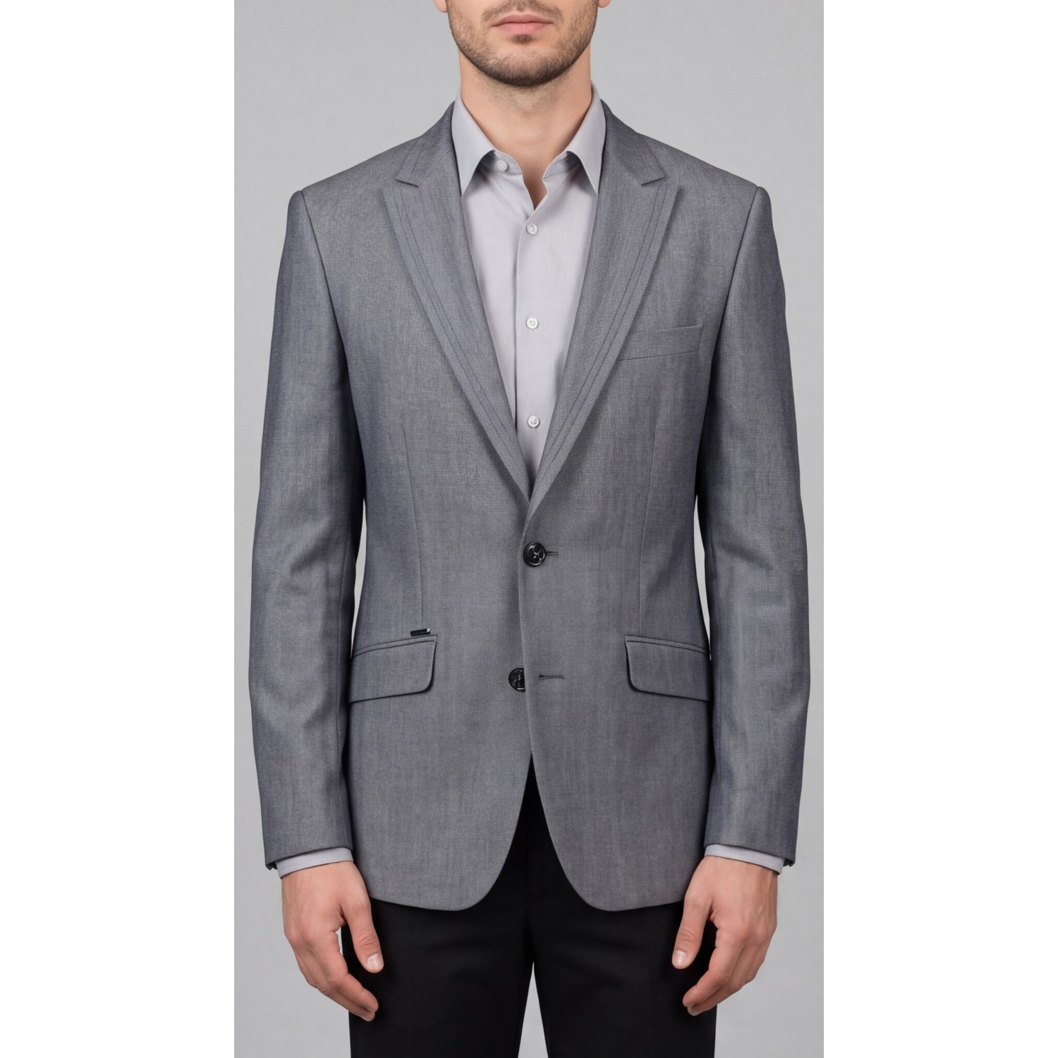 Life Style Butiken Ανδρικό Σακάκι LS11604 GREY Ανδρικά