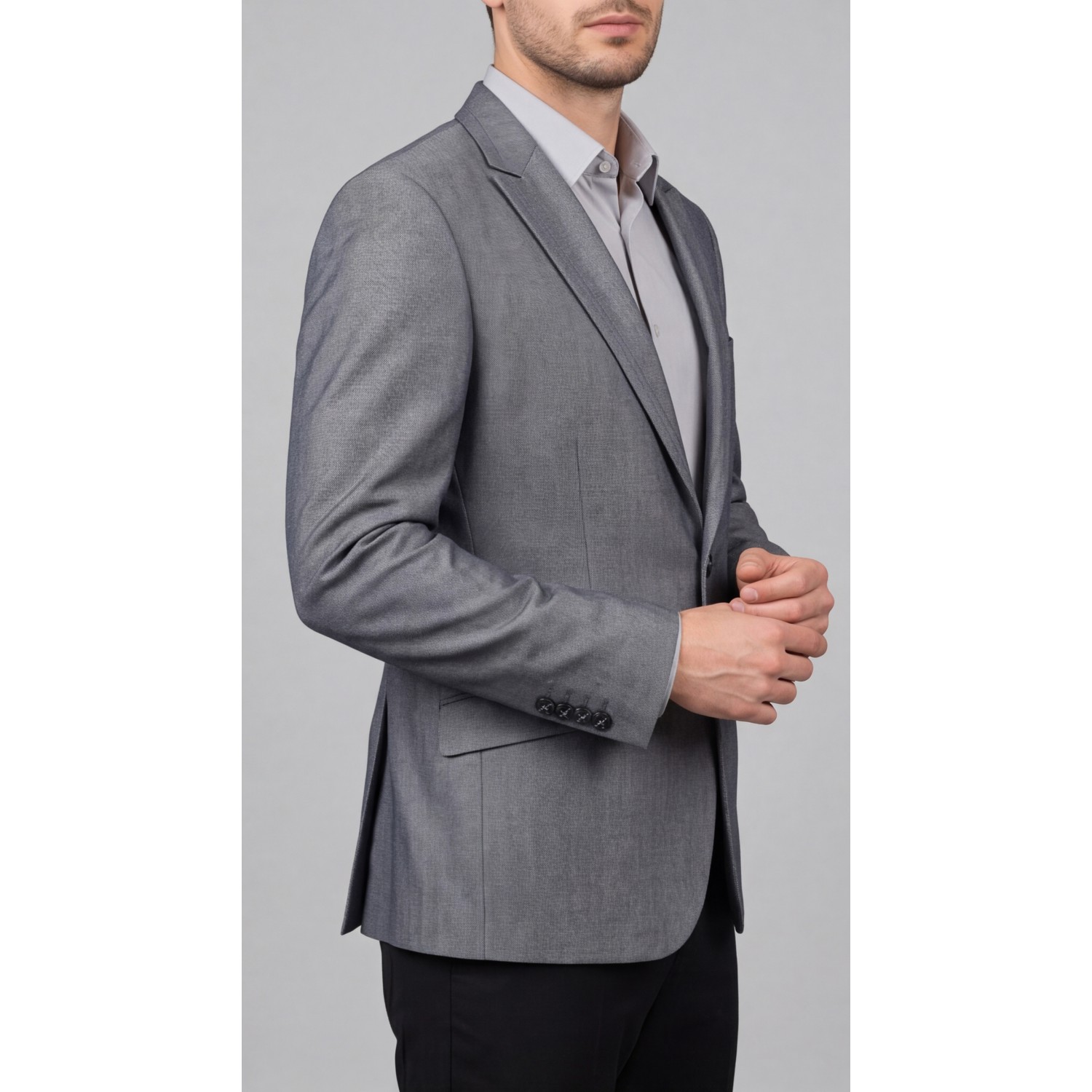 Life Style Butiken Ανδρικό Σακάκι LS11604 GREY Ανδρικά