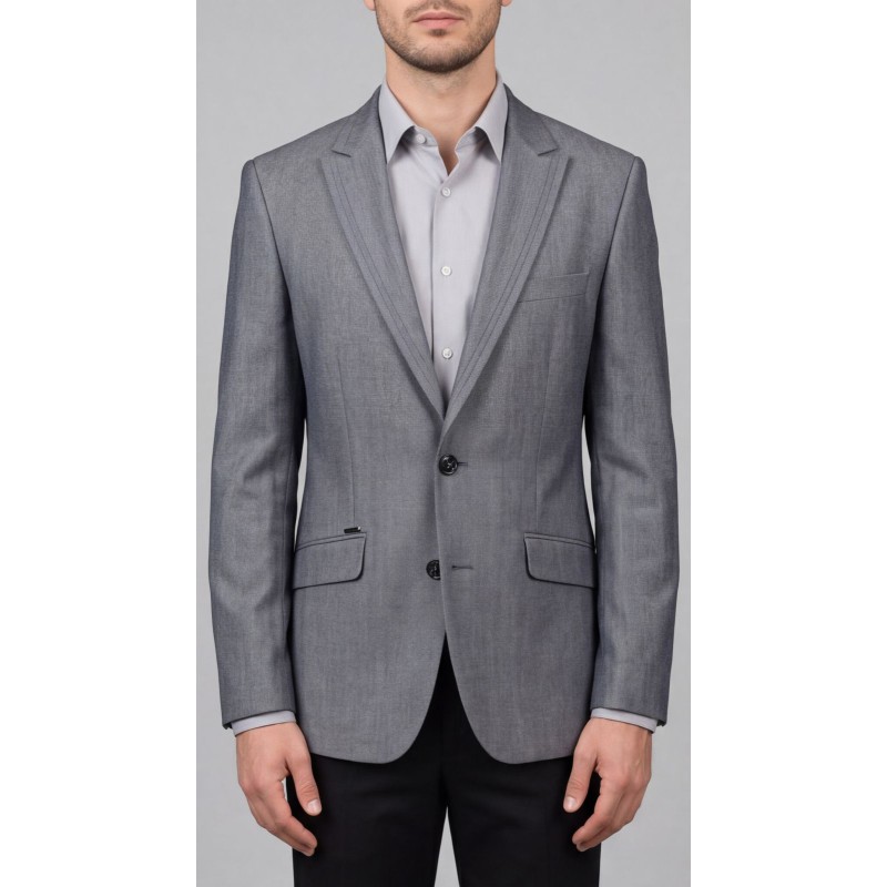 Life Style Butiken Ανδρικό Σακάκι LS11604 GREY Ανδρικά