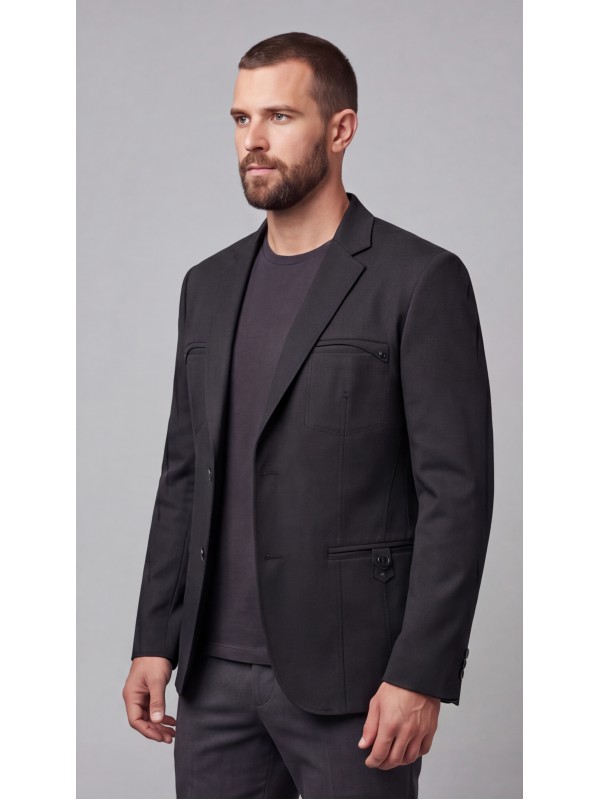 Life Style Butiken Ανδρικό Σακάκι LS11609 BLACK