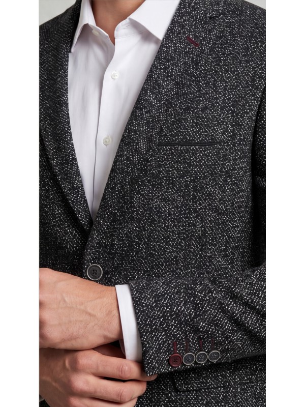 Life Style Butiken Ανδρικό Βαμβακερό Σακάκι Χιονέ LS1285222 GREY