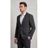 Life Style Butiken Ανδρικό Βαμβακερό Σακάκι Χιονέ LS1285222 GREY 2