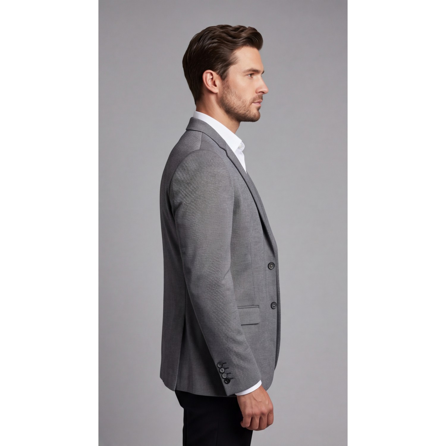 Life Style Butiken Ανδρικό Βαμβακερό Σακάκι LS131225 GREY Ανδρικά