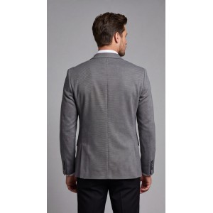 Life Style Butiken Ανδρικό Βαμβακερό Σακάκι LS131225 GREY Ανδρικά