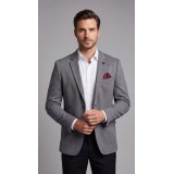 Life Style Butiken Ανδρικό Βαμβακερό Σακάκι LS131225 GREY 1