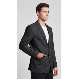 Life Style Butiken Ανδρικό Βαμβακερό Σακάκι LS1651010 GREY Ανδρικά