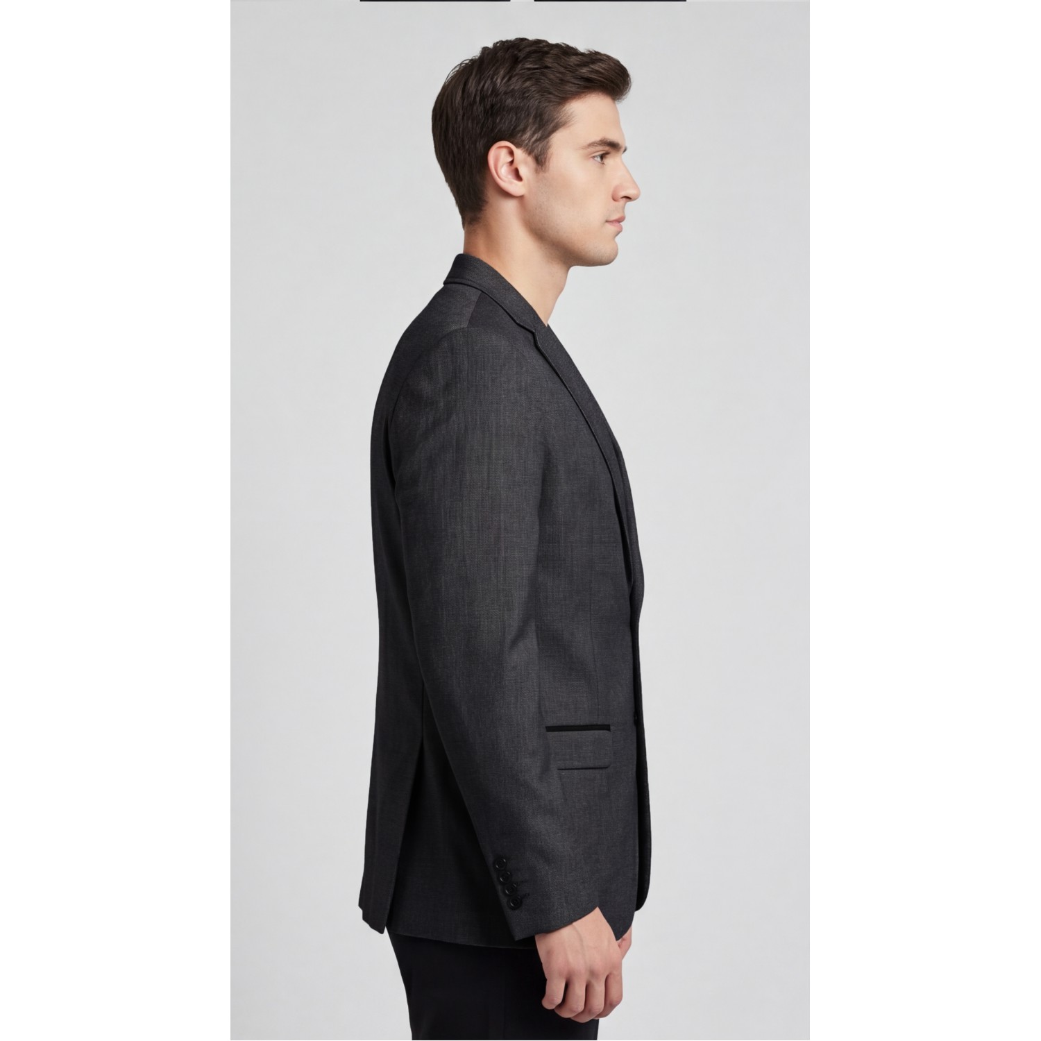 Life Style Butiken Ανδρικό Βαμβακερό Σακάκι LS1651010 GREY Ανδρικά