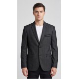 Life Style Butiken Ανδρικό Βαμβακερό Σακάκι LS1651010 GREY 1