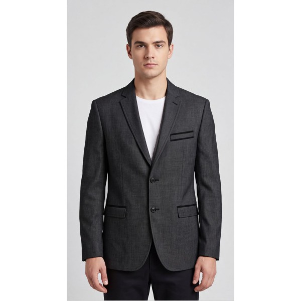 Life Style Butiken Ανδρικό Βαμβακερό Σακάκι LS1651010 GREY