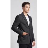 Life Style Butiken Ανδρικό Βαμβακερό Σακάκι LS1651010 GREY 2