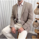 Life Style Butiken Ανδρικό Σακάκι Blazer Slim Fit LS1818 SAND 3