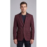Life Style Butiken Ανδρικό Βαμβακερό Σακάκι LS18505 BORDEAUX 2