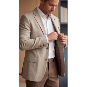 Life Style Butiken Ανδρικό Λινό Σακάκι LS11430 Sand Ανδρικά