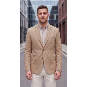 Life Style Butiken Ανδρικό Βαμβακερό Σακάκι LS11431 Beige Ανδρικά