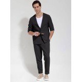 Life Style Butiken Ανδρικό Over Κοντομάνικο Σακάκι LS12708 Black 2