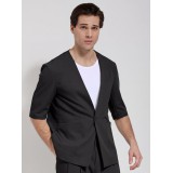 Life Style Butiken Ανδρικό Over Κοντομάνικο Σακάκι LS12708 Black 3