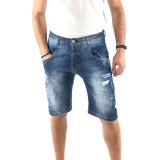Ανδρική Jean ΒΕΡΜΟΥΔΑ BACK2JEANS NB11B BLUE 1