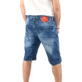 Ανδρική Jean ΒΕΡΜΟΥΔΑ BACK2JEANS NB3Z BLUE 4