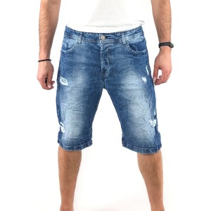 Ανδρική Jean ΒΕΡΜΟΥΔΑ BACK2JEANS NB3Z BLUE