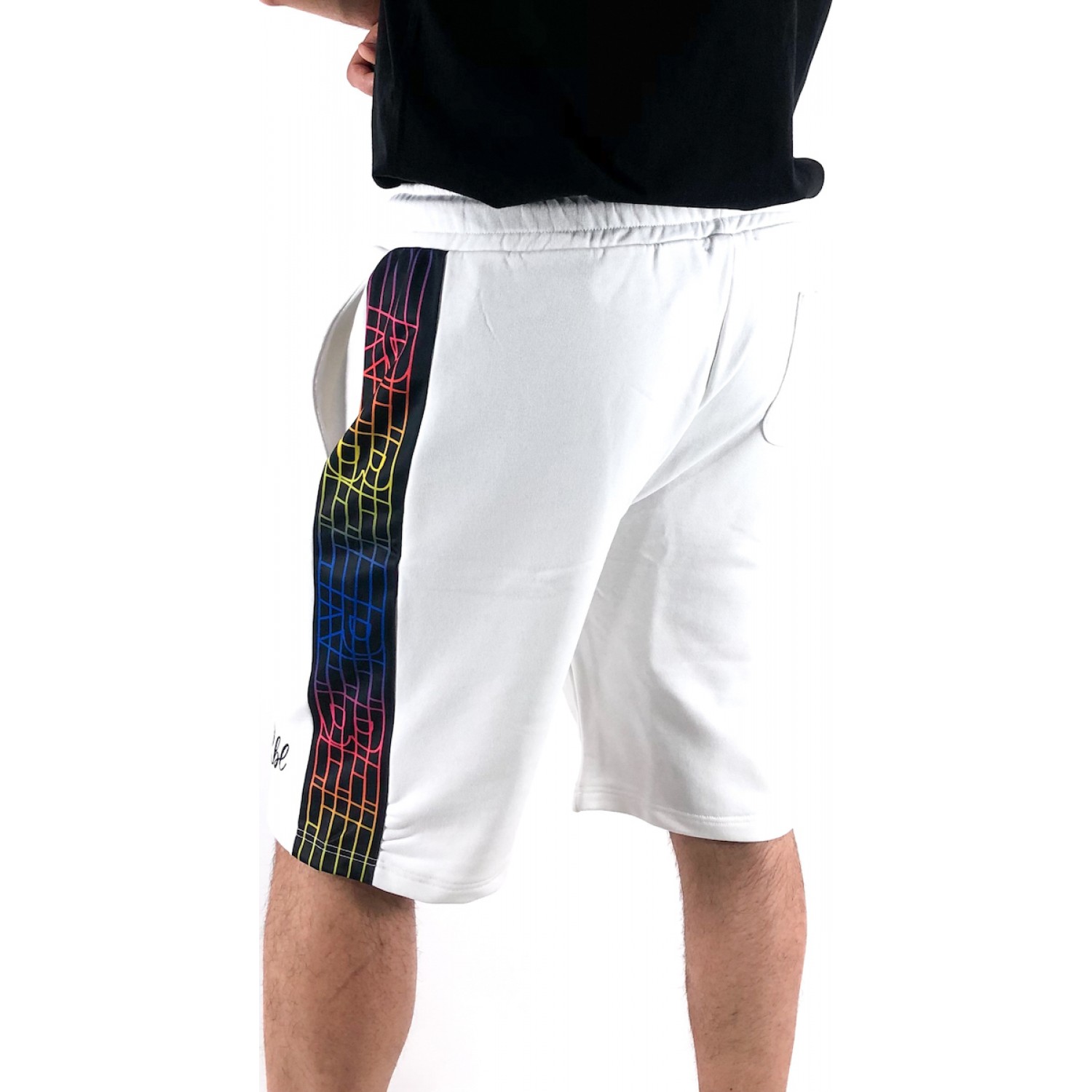 Ανδρική ΒΕΡΜΟΥΔΑ φόρμας REBEL 9002 ΛΕΥΚΟ